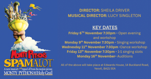 Spamalot key dates
